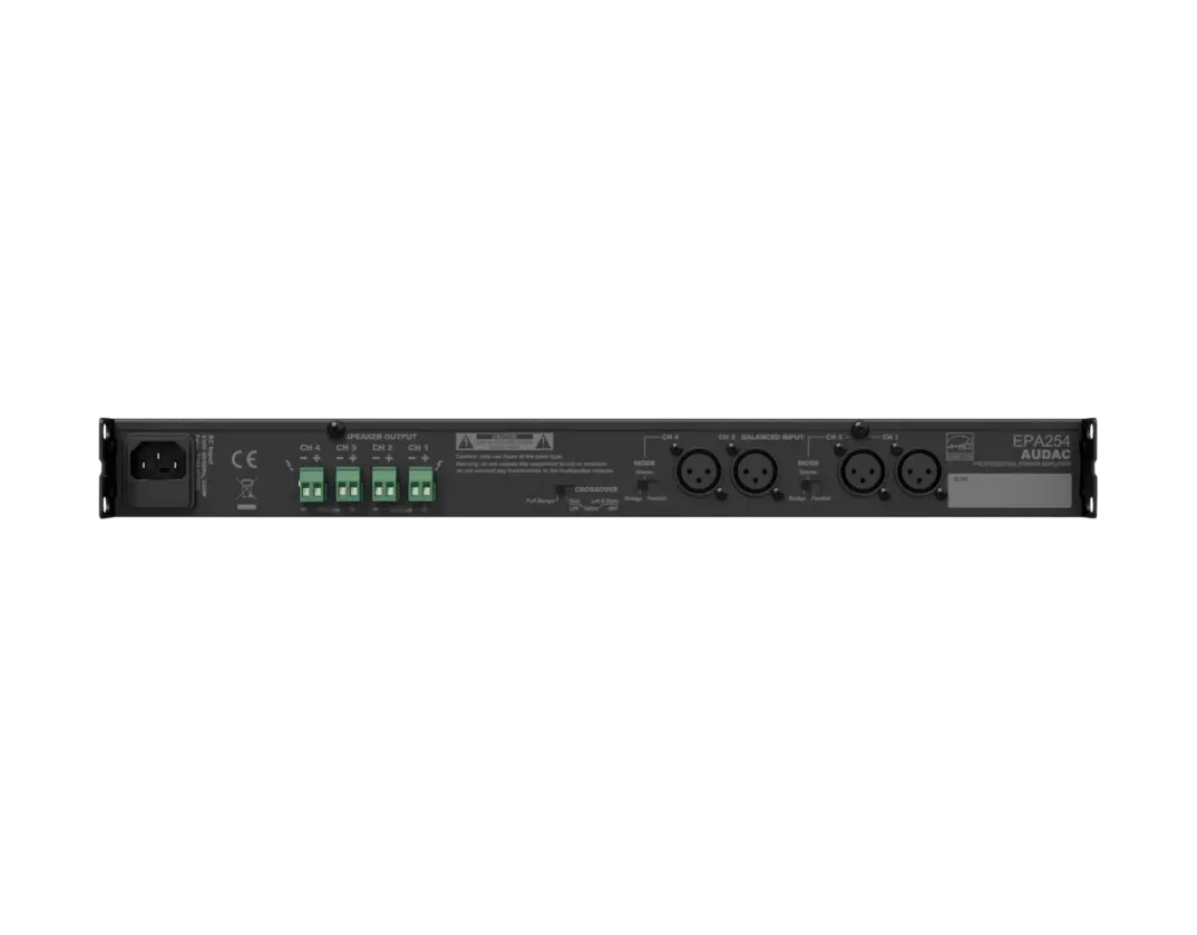 AUDAC EPA254 4x250W Power Amfi - 2