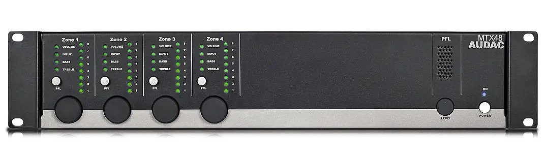 AUDAC MTX48 4 Bölgeli Matrix Ses Sistemi - 1
