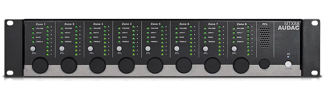 AUDAC MTX88 8 Bölgeli Matrix Ses Sistemi - 1