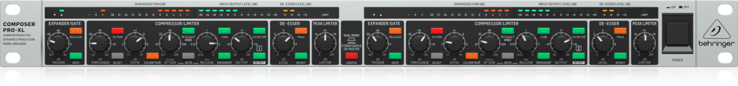BEHRINGER MDX2600 2 Kanal Kompresör - 1