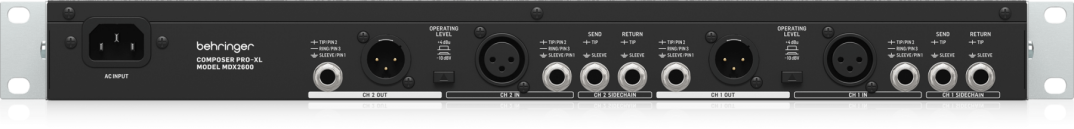 BEHRINGER MDX2600 2 Kanal Kompresör - 2