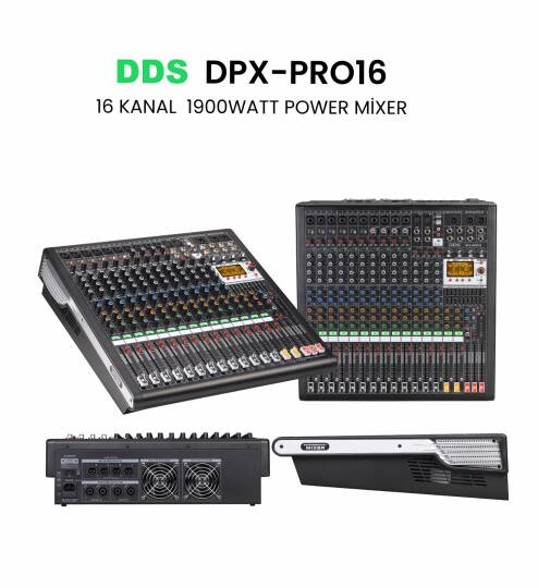 DDS DPX-PRO 16 4X1250W 16 KANAL Power Mikser