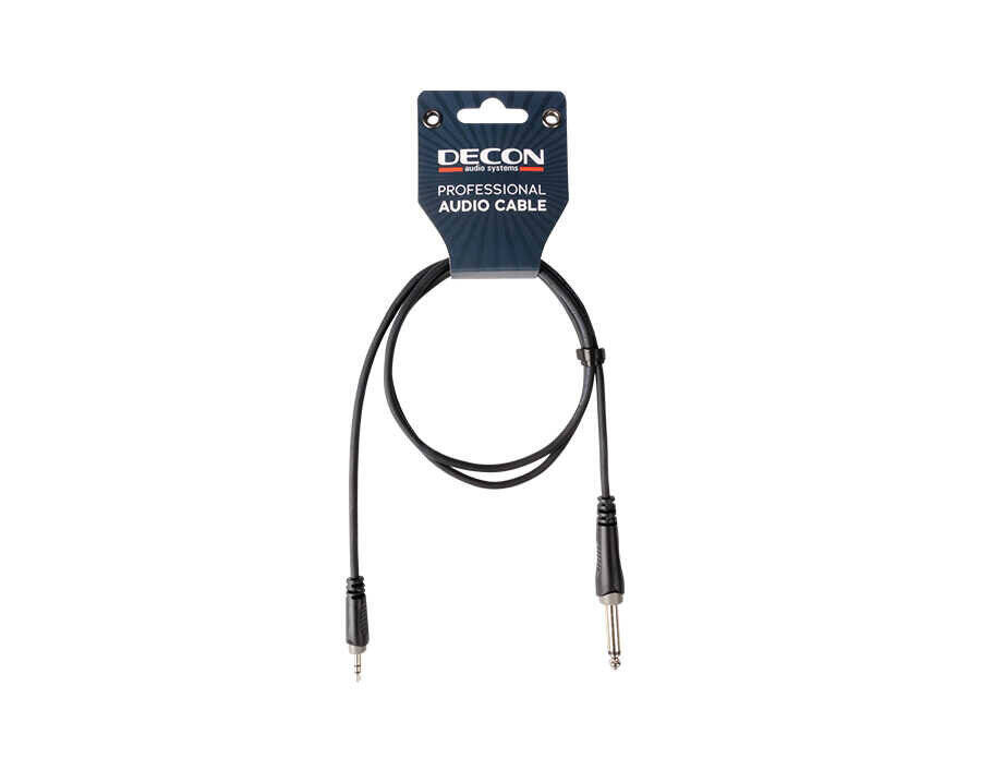 DECON DC-180L1 3.5mm-6.3mm Ses Kablosu 1 Metre - 1