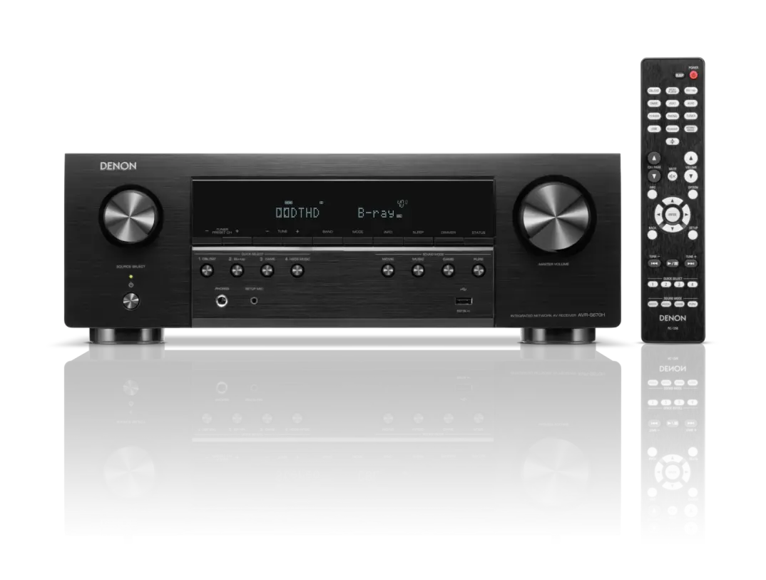 DENON AVR-S670H 5.2 Kanal 8K AV Amplifikatör - 1