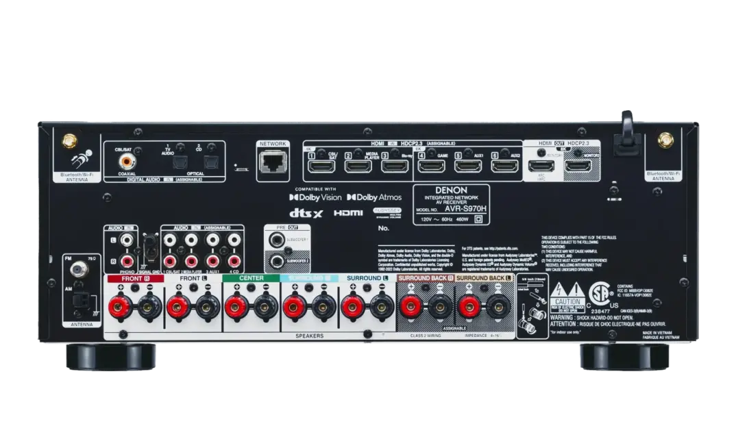 DENON AVR-S970H 7.2 Kanal 8K AV Amplifikatör - 2