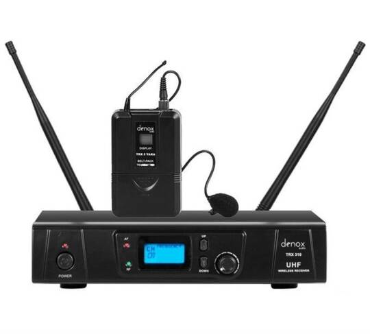 DENOX TRX-310 YAKA UHF Telsiz Mikrofon