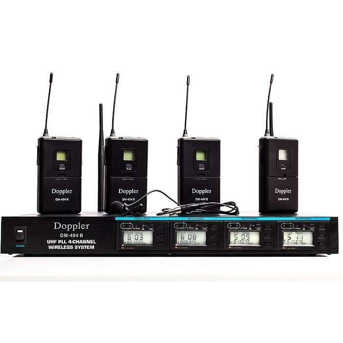 Doppler DM-404B Telsiz 4'lü Yaka Mikrofonu - 1