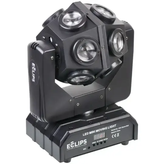 ECLIPS MINI SPACE BALL 12x12W RGBW Beam Robot Işık