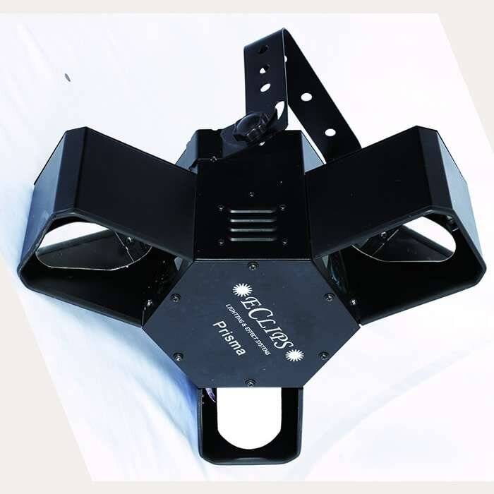 ECLIPS PRISMA Gobolu 3 Aynalı RGB Led Efekt Işık - 1
