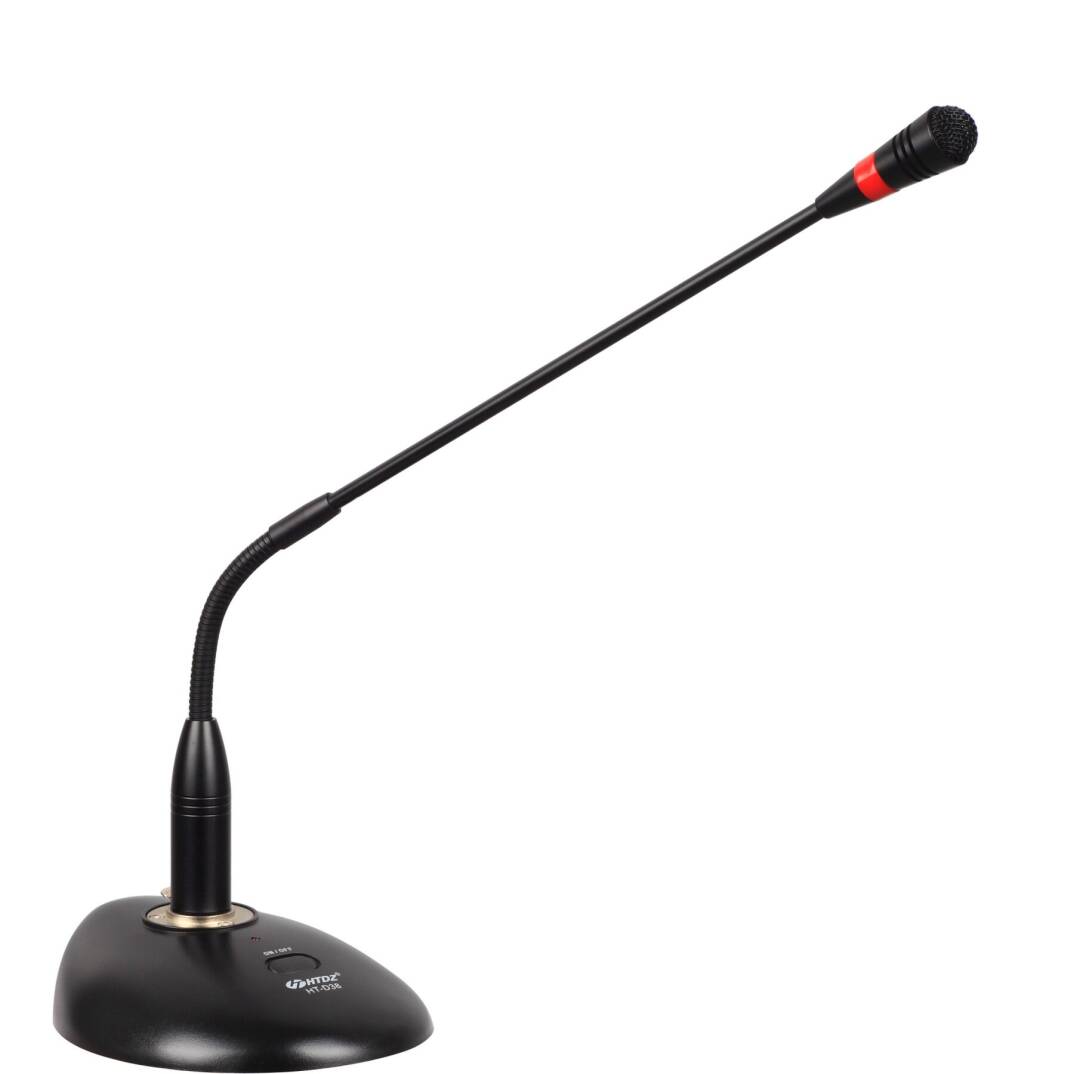 HTDZ HT-D38 Işıklı Kürsü Mikrofonu - 1