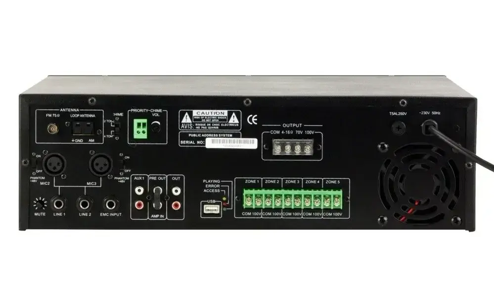 ITC TI-240MT 240W 5 Bölgeli Mikser Amfi - 2