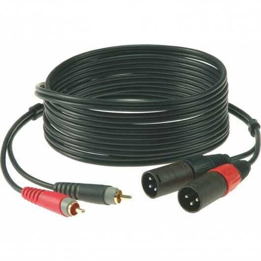KLOTZ AT-CM0300 2xRCA-2xXLR Kablo - 1
