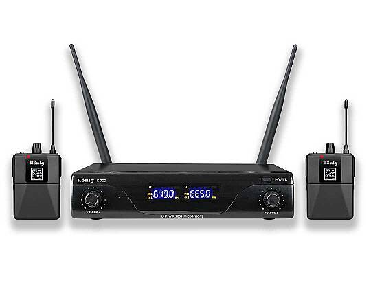 KÖNİG K-700 YY UHF Yaka Tipi 2 Telsiz Mikrofon