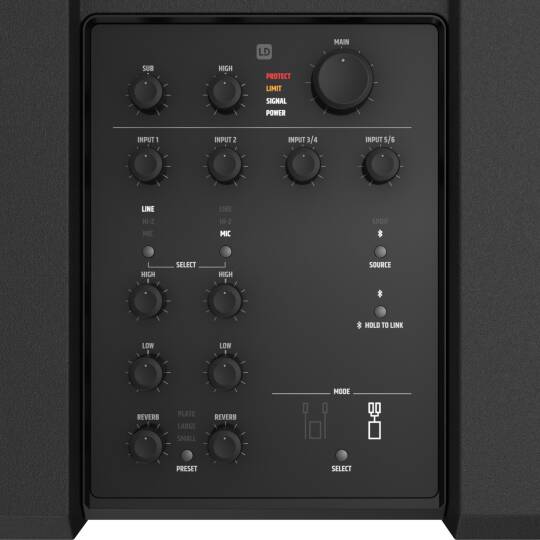 LD SYSTEMS DAVE10G4X Aktif Hoparlör Sistemi - 3