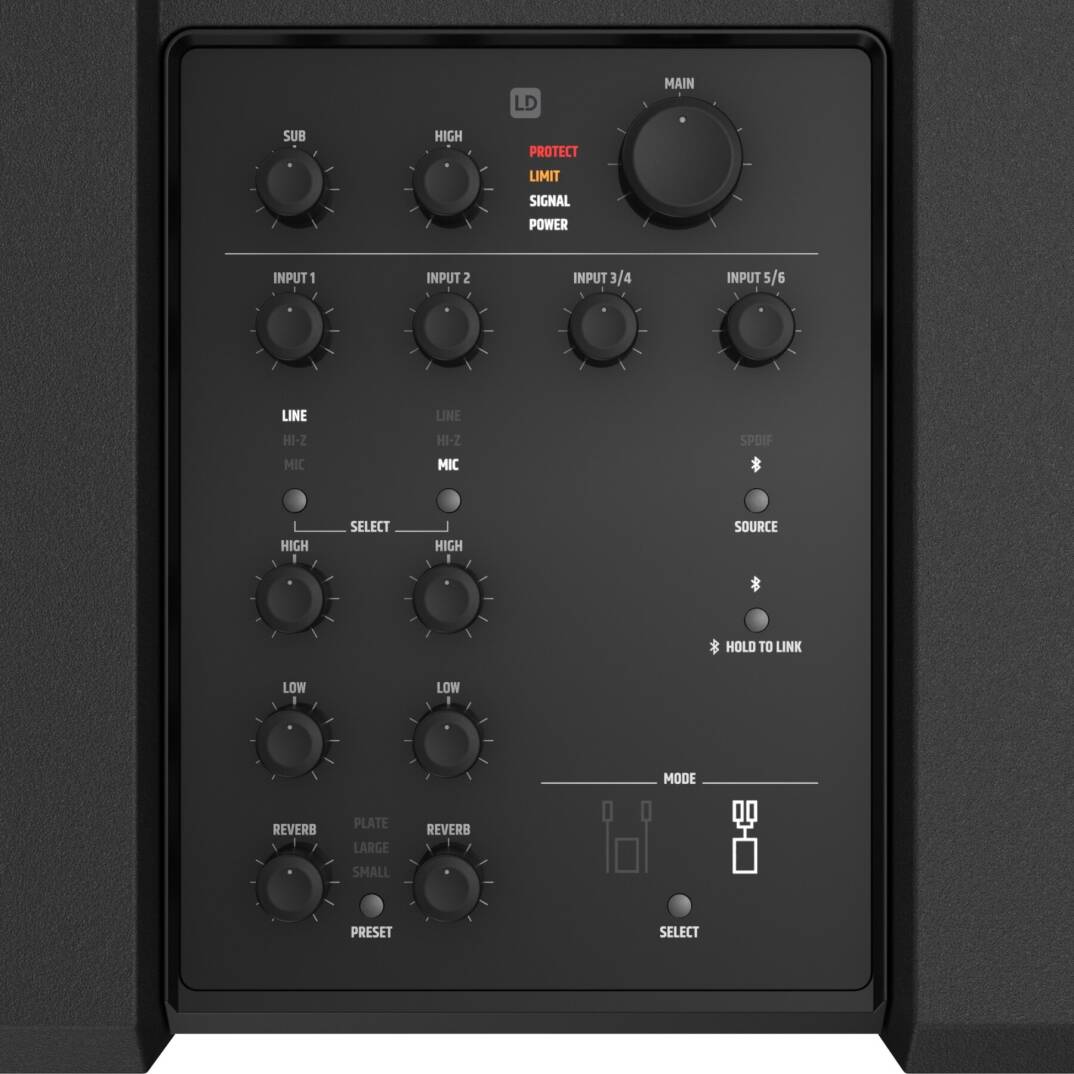 LD SYSTEMS DAVE10G4X Aktif Hoparlör Sistemi - 3