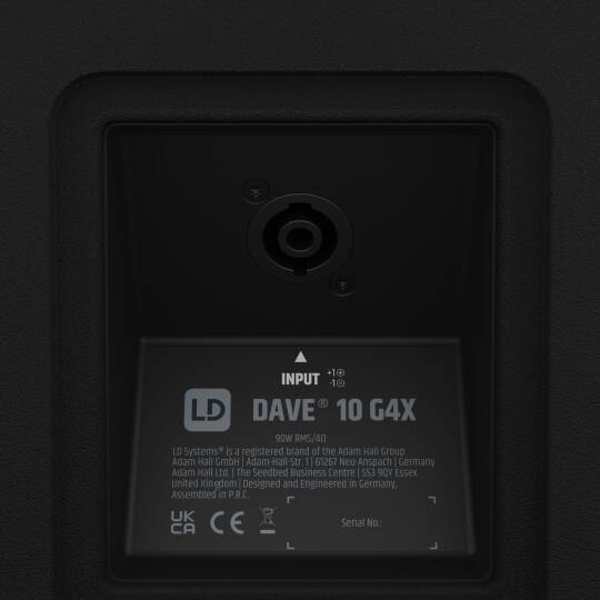 LD SYSTEMS DAVE10G4X Aktif Hoparlör Sistemi - 5