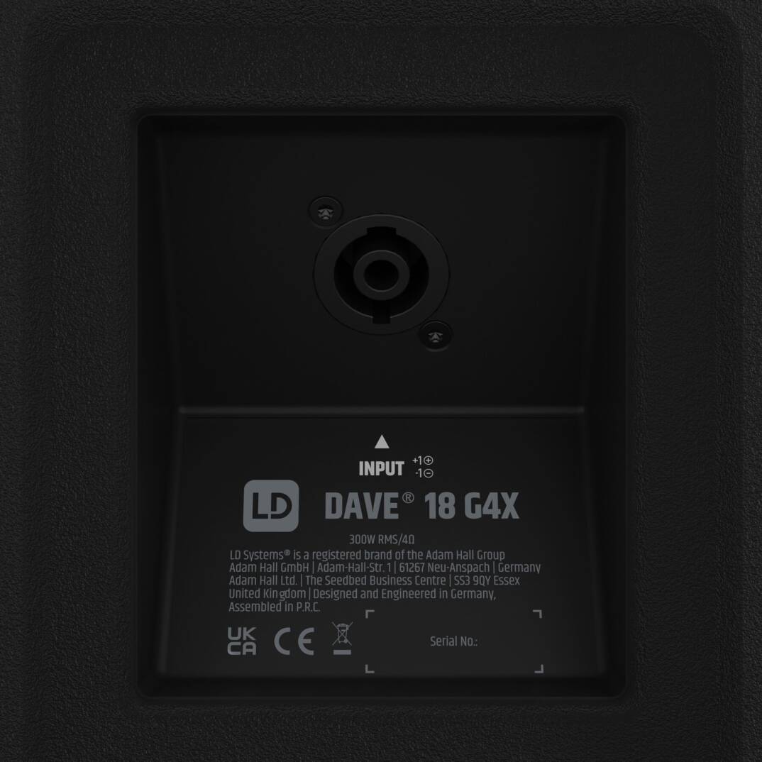 LD SYSTEMS DAVE18G4X Aktif Hoparlör Sistemi - 5