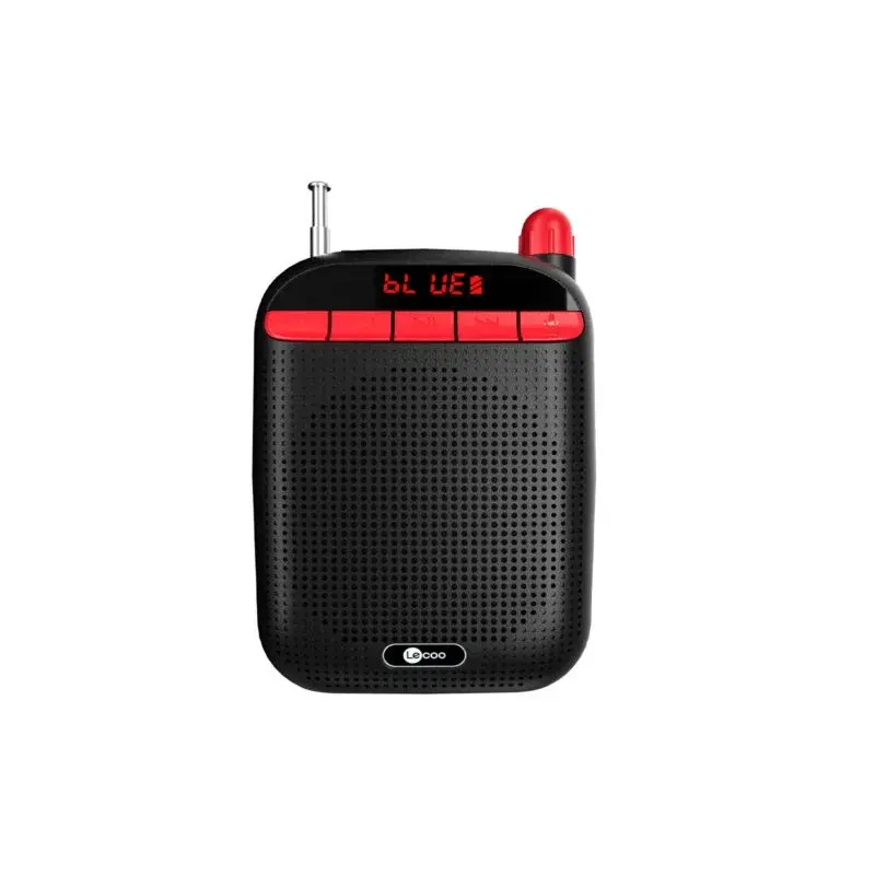 LECOO MCS-30 Siyah Taşınabilir Mikrofonlu Hoparlör - 1