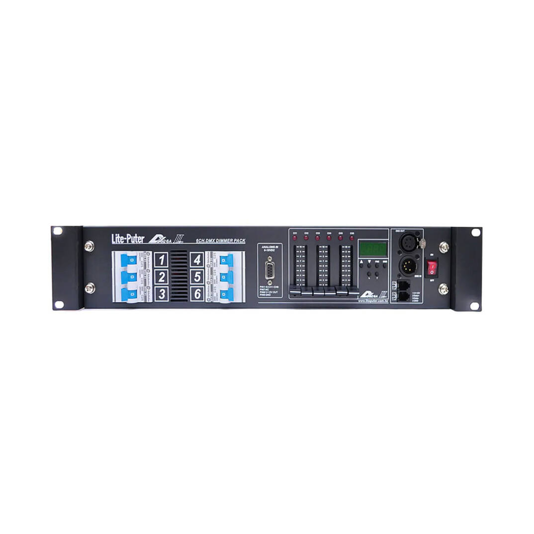 LITE-PUTER DX-626 6X20 Amper Dimmer - 1