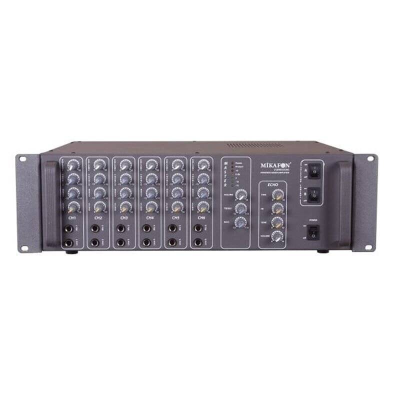 MİKAFON B6630 6 Kanal 300W Mikser Amfi - 1