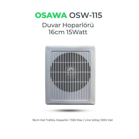 OSAWA OSW-115 16 CM Duvar Hoparlörü