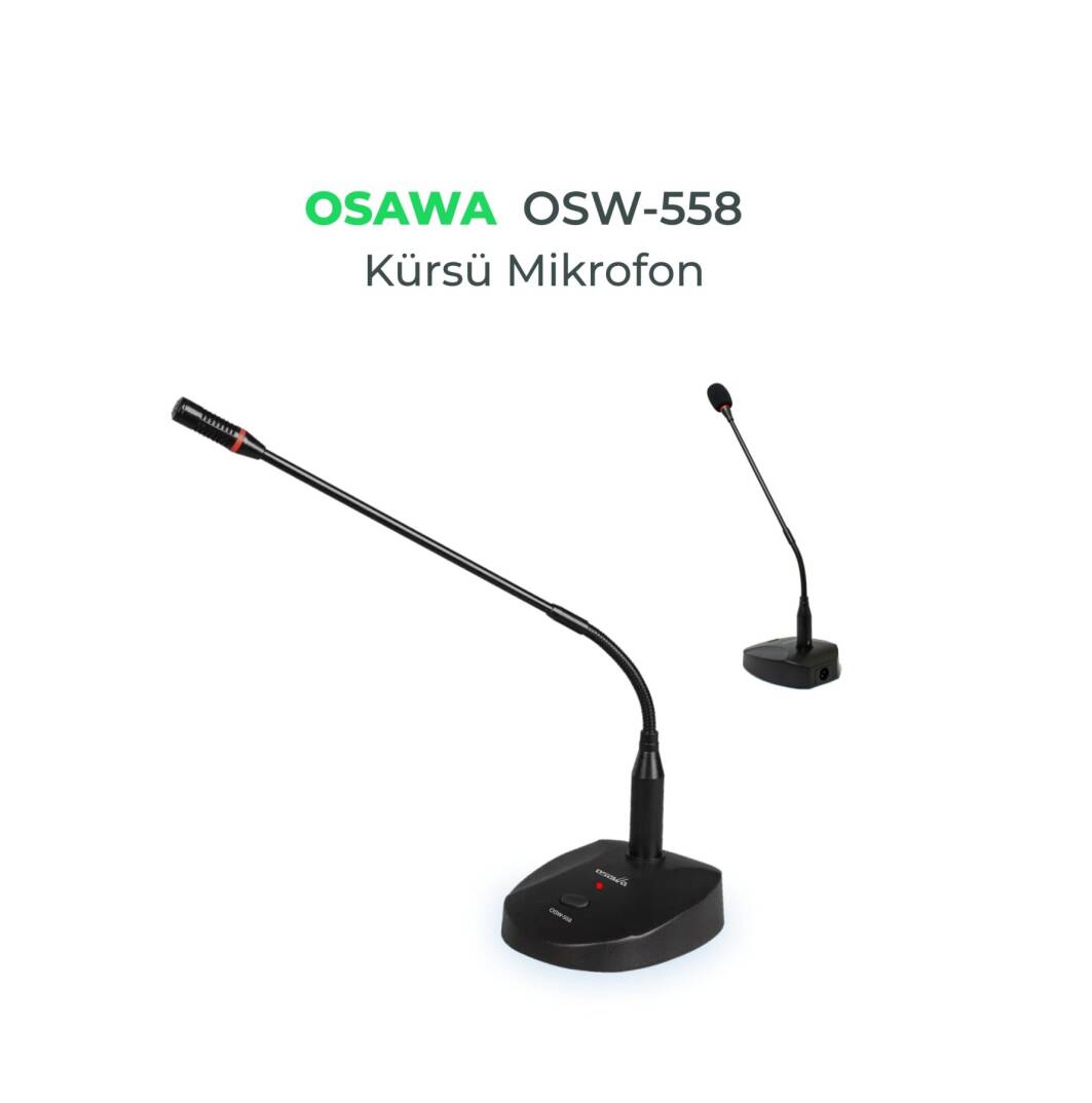 OSAWA OSW-558 Ding Dong Işıklı Kürsü Mikrofonu - 1