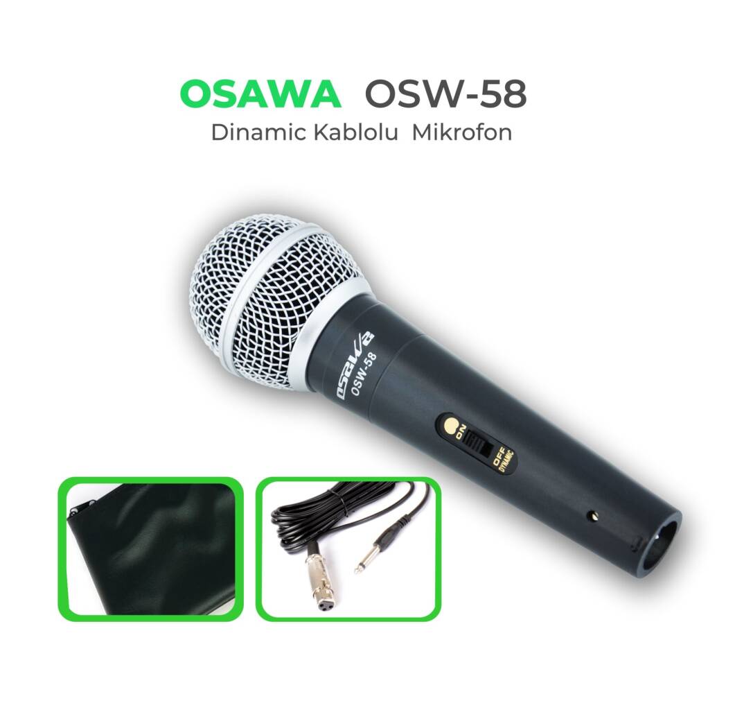 OSAWA OSW-58 Dinamik Mikrofon - 1