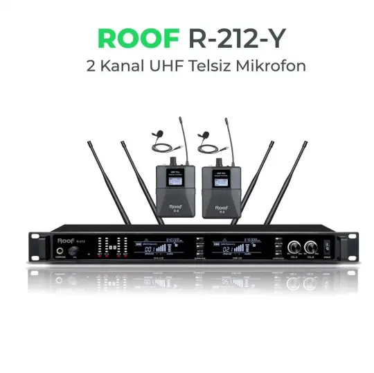 ROOF R-212 UHF Telsiz 2 Yaka Mikrofonu