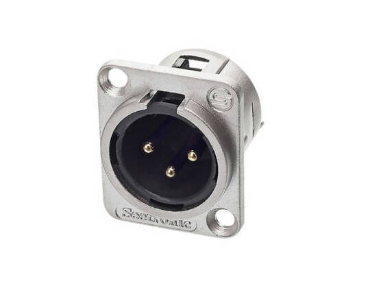 SEETRONIC J3F2C Şase Tipi XLR Erkek Konnektör