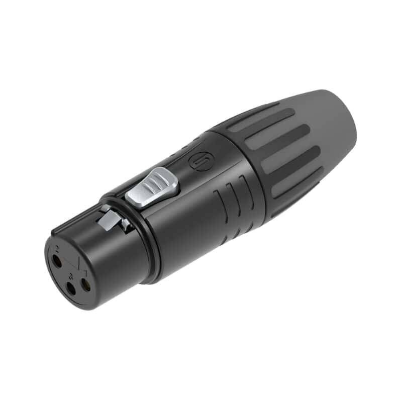 SEETRONIC SCMF3-B Siyah XLR Dişi Konnektör - 1