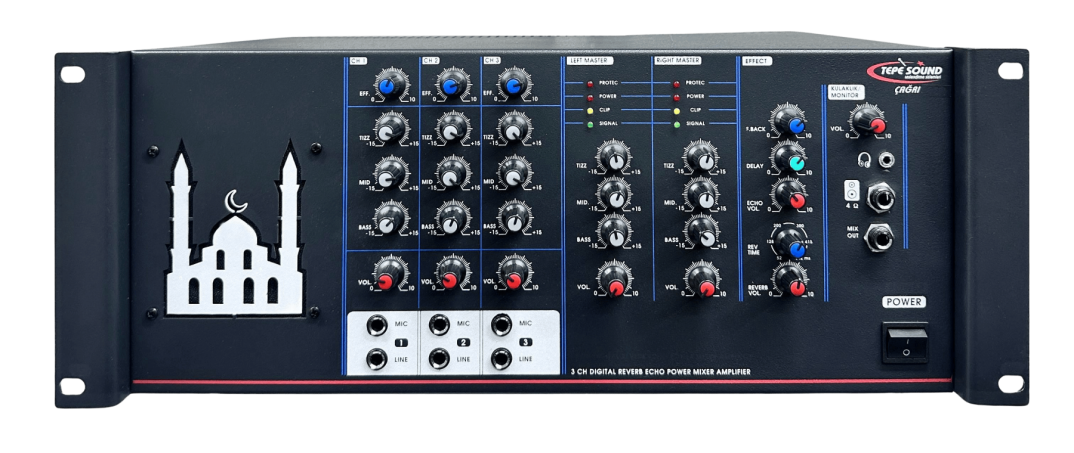 TEPE SOUND ÇAĞRI 600 2x300W Minare Amfisi - 1