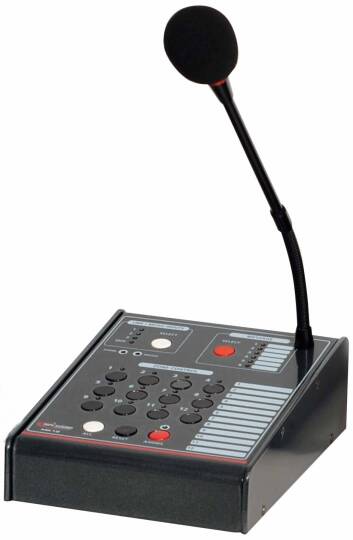 TEPE SOUND MK-12 PRO 12 Bölge Anons Mikrofonu