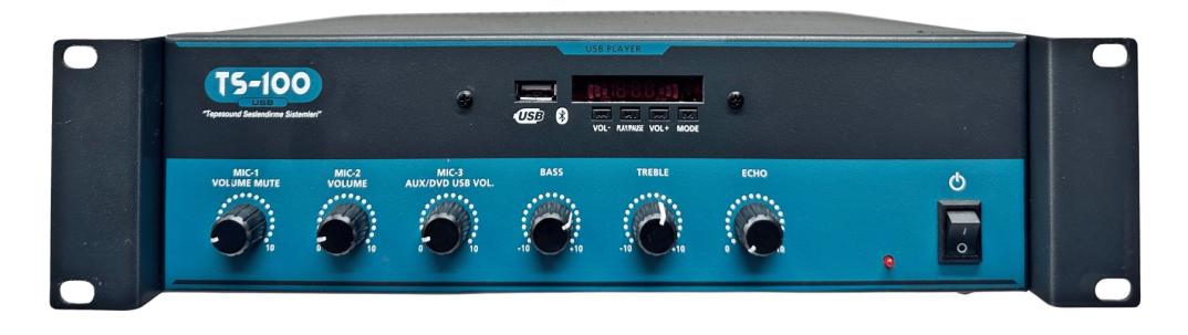 TEPE SOUND TS-100 USB 100W100V Amfi - 1