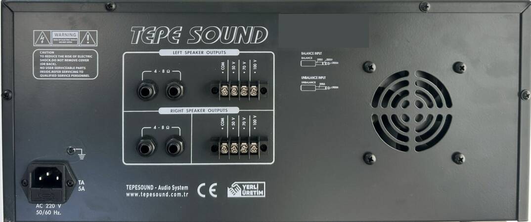 TEPE SOUND WORK 600 600W/100V Amfi - 2