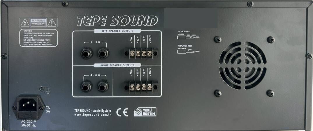 TEPE SOUND WORK 800 2x400W/4 Ohm Amfi - 2