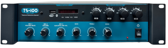 TEPESOUND TS-100 4 ZV 100W4ohm 4 Bölgeli Amfi