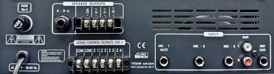 TEPESOUND TS-100 4 ZV 100W4ohm 4 Bölgeli Amfi - 2