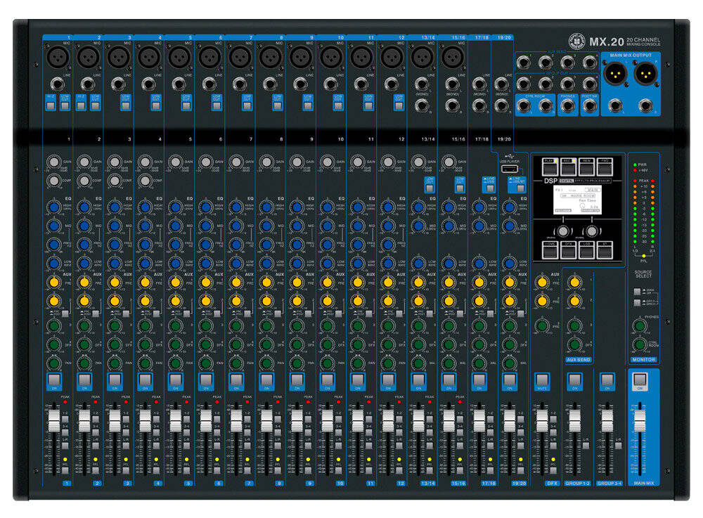 TOPP PRO MX.20 20 Kanal Deck Mikser - 1