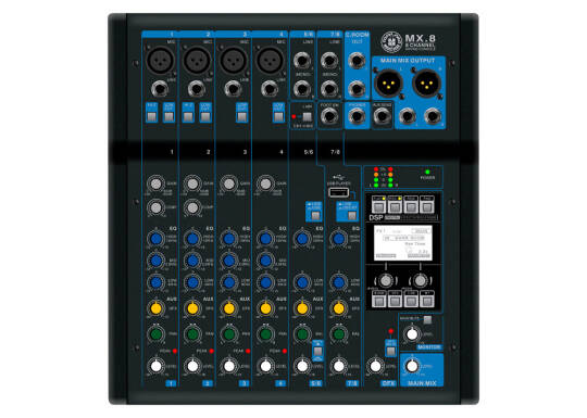 TOPP PRO MX.8 8 Kanal Deck Mikser