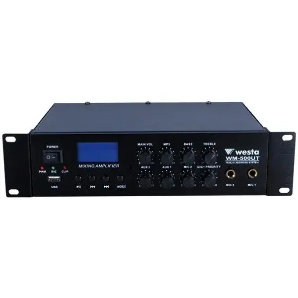 WESTA WM-500UT 5 Bölgeli 100W Mikser Amfi - 1
