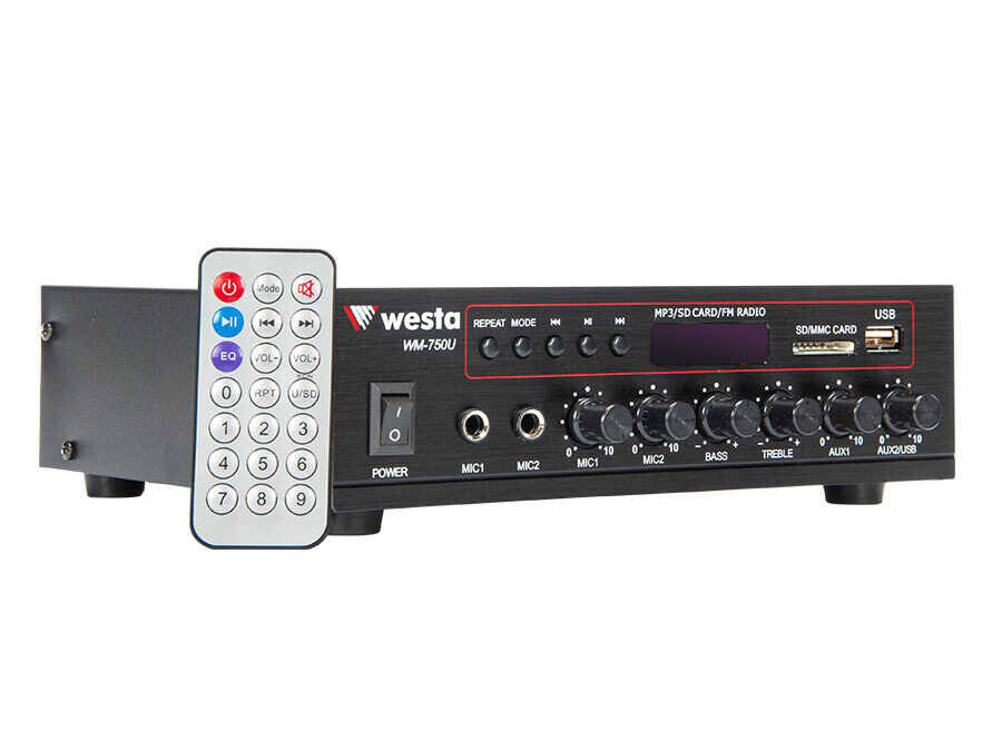WESTA WM-750U 80W Mikser Amfi - 2