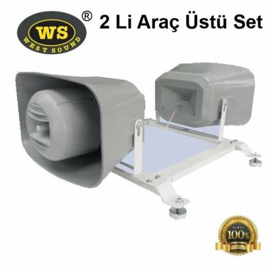 WESTSOUND 20 cm Hop'lü 2'li Set (12V/200W)