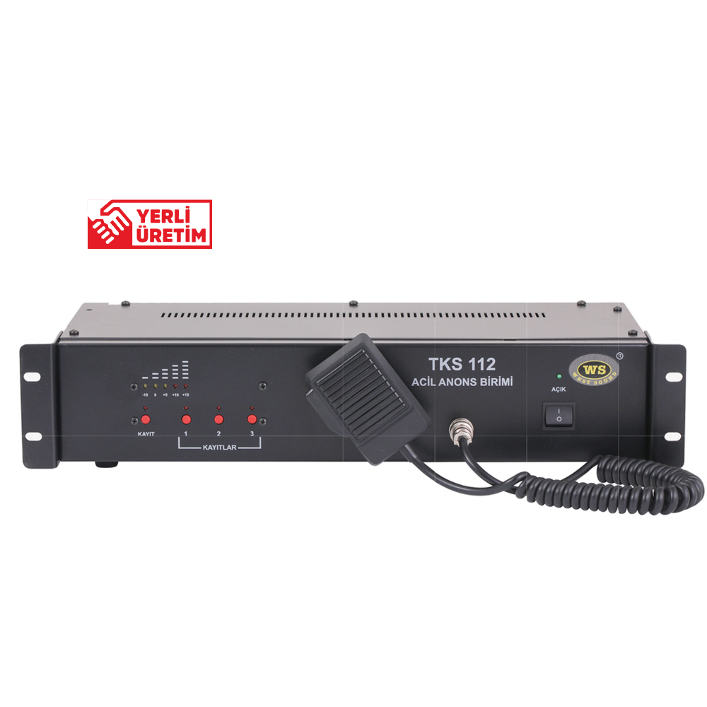 WESTSOUND TKS 112 ACL Acil Anons ve Mesaj Ünitesi - 1