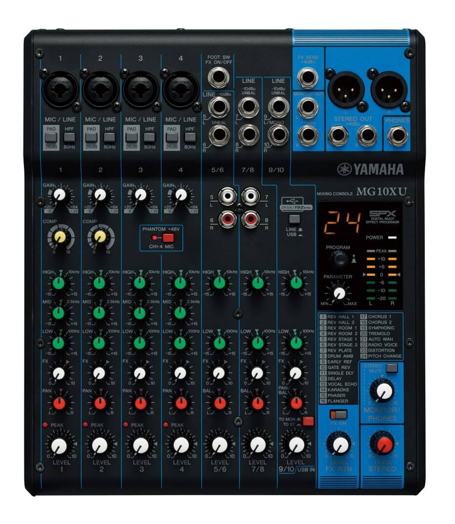 YAMAHA MG10XU 10 Kanal Analog Mikser - 1