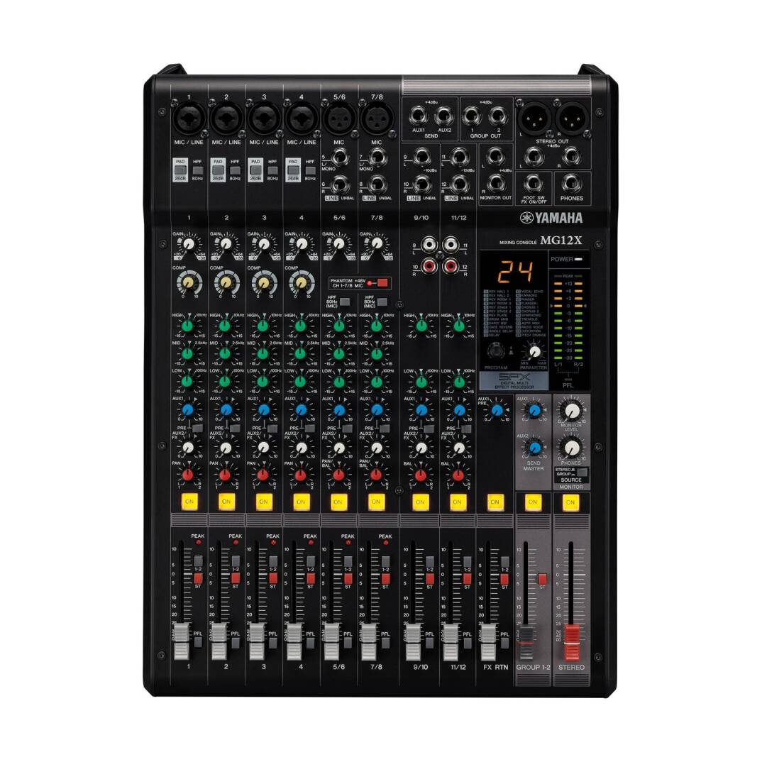 YAMAHA MG12X 12 Kanal Analog Mikser - 1