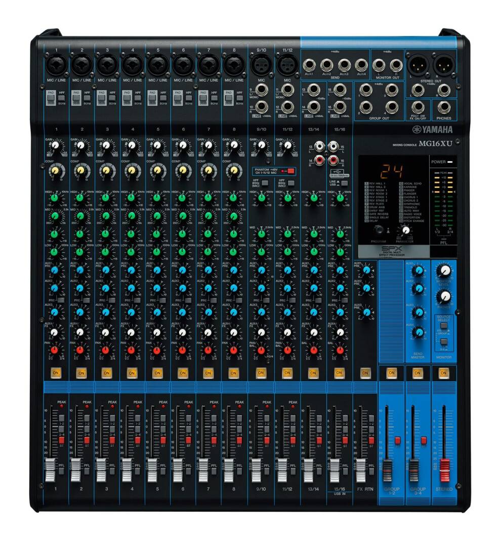 YAMAHA MG16XU 16 Kanal Analog Mikser - 1
