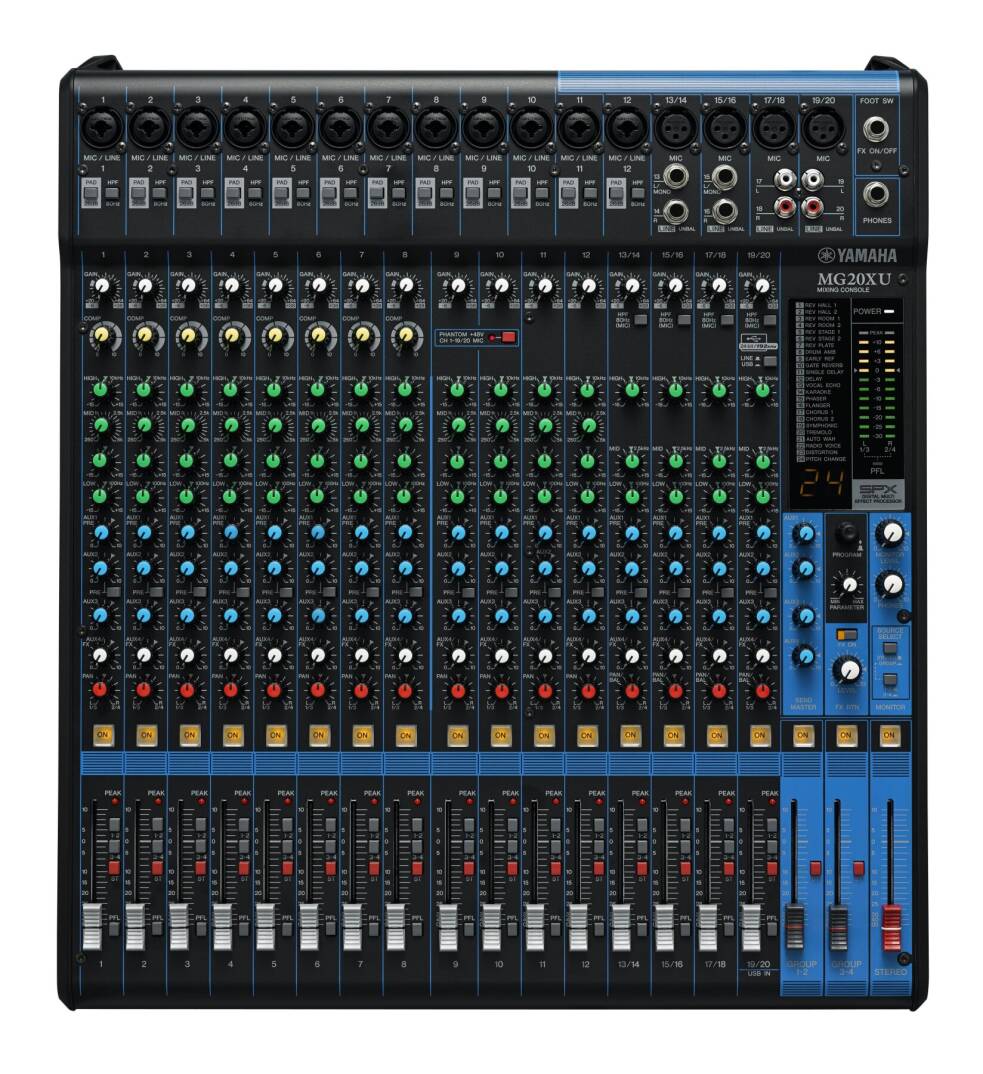 YAMAHA MG20XU 20 Kanal Analog Mikser - 1