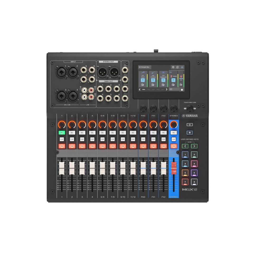 YAMAHA MGX12 12 Kanal Dijital Mikser - 1