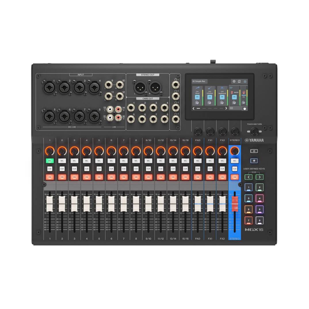 YAMAHA MGX16 16 Kanal Dijital Mikser - 1